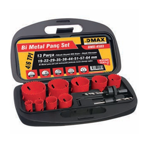 DMAX Bİ METAL PANÇ SETİ 9 pcs/19-57 mm DMX4502